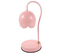 Cabilock Lampade Aromatiche Diffusore Luce Notturna Cera Scaldacera Elettrico Lampada da Tavolo Fiore Giglio Bruciatore Fusione Cera Scalda Rosa Bicchiere