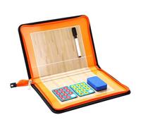 Cabilock Lavagna Tattica Pallavolo Sezioni Portatile in Pelle PU con Pennarelli Cancellabili per Allenatori Professionisti e Strategie di Gioco