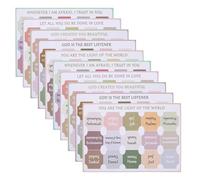 Cabilock Linguette Autoadesive per Bibbia Scrivibili 10 Fogli Set - Etichette Indice Resistenti senza Residui per Studio e Lettura Cristiana - Segnalibri per Donne e Uomini Adolescenti