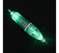 Cabilock Luce LED Verde per Pesca Notturna, Design Portatile in Materiale Plastico, per Attirare Pesci Come Bass, Luce da Esca Subacquea Leggera e Funzionale