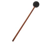 Cabilock Mallet Risonante per Gong Testa in Silicone Nero Manico in Legno Lungo Suono Balena Accessorio per Meditazione e Yoga Dimensioni Compatte e Portatile