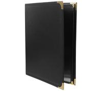 Cabilock Manicotto per menù trasparente per libro di ricette in PVC porta menù per copertine ristorante bar bar bar servizio ristorazione display protezione foglio protettivo