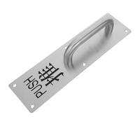 Cabilock Maniglia per Porta Scorrevole in Acciaio Inox 304 Maniglia Push-Pull Montaggio Superficiale Finitura Lucida Resistente a Macchie Compatibile Porte in Vetro Legno e Materiali