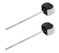 Cabilock Martelli per Pedale Grancassa in Acciaio Inox 2 Pezzi, Battenti per Batteria Compatibili Pedali, Testa Doppia per Suono Chiaro, Accessori per Percussioni Professionali