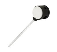 Cabilock Martello per Pedale Batteria Jazz in Plastica Nera Manico in Acciaio, Accessorio Resistente per Parte Pedale Grancassa, Ricambio per Strumenti Percussione Adatto a Vari Stili