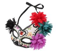 Cabilock Maschera da di Carnevale Messicana, Stagione di Halloween | Maschera Morte Messicana, Maschere di Halloween, Decorazioni per Giorno Morti, Plastico Leggero