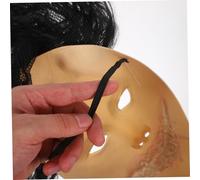 Cabilock Maschera Horror con Lunghi in Lattice per Halloween Costume Cosplay Spaventoso per Feste Tema e Giochi