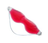 Cabilock Maschera per Occhi in Gel Rinfrescante Rosso, Impacco Freddo Terapeutico Riutilizzabile per Occhiaie, Sollievo Affaticamento Occhi, per Sonno e Relax Quotidiano