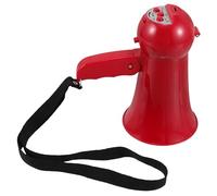 Cabilock Megafono Portatile Rosso in Plastica per Feste ed Eventi, Leggero | Sposi e Testimoni, Amplificazione Sonora, Adatto a Celebrazioni e Attività di Gruppo, Accessorio Vivace