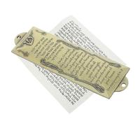 Cabilock Mezuzah Decorativa in Metallo Vintage con Pergamena Sacra Ornamento Religioso Ebraico da Ingresso Resistente e Realizzato per Protezione e Benedizione del Focolare