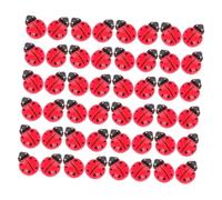 Cabilock Mini Coccinelle in Resina Luminose, 100 Pezzi Di Mini Figure Animali Per Decorazioni Fai Da Te Da Giardino, Statuette Artigianali Per Micro Paesaggi e Ornamenti Casa