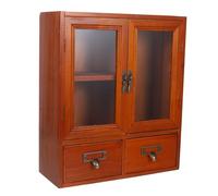 Cabilock Mobiletto Pensile Vintage Mobiletto Portaoggetti Da Banco in Da Parete Scomparti Multipli Per Organizzare Oggetti