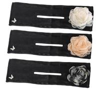 Cabilock Modellatore per Chignon da Donna Set 3 Pezzi, Creatore di Nastri per Chignon Fiore, Strumento la Realizzazione Rapida di Acconciature Eleganti, Accessorio Chioma