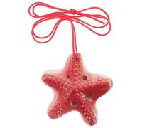 Cabilock Ocarina Ceramica Sei in Do Strumento Musicale a Forma di Frattale Marino Colorata e Portatile per Principianti per Lezioni e Feste in Spiaggia