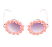 Cabilock Occhiali da Sole per Design a Girasole Unico, Leggeri in Pc, per Feste e Costumi da Palcoscenico, Stile Adorabile e Color Rosa