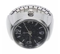 Cabilock Orologio da Indice Nero in Lega di Zinco Numeri, Orologio al Quarzo Elegante e Pratico per Uomo e Donna, per Compleanni Colore