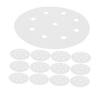 Cabilock Pacchi Perforata Non Stick Fogli Rotondi Resistenti al Calore per Friggitrice ad Aria e Vaporiere Bamboo Protezione Antiaderente per Cottura Ravioli Pacco