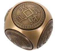 Cabilock Palle da Baoding in Ottone per Esercizi Mani e Dita, Massaggiatore Palmare Vintage, Attrezzi Fitness per Allenamento Forza e Rilassamento in Casa