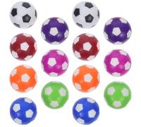 Cabilock Palline da Calcio Balilla Colorate 36 MM 14 Pezzi Accessori per Calcio Balilla da Tavolo per Palloni Ufficiali per Mini Biliardino Indoor