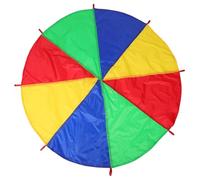 Cabilock Paracadute colorato per Gioco cooperativo educativo per attività di apprendimento e Giochi all'aperto in Asilo e Scuola per l'infanzia