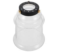 Cabilock Paralume a campana in vetro trasparente per lampade a sospensione, coperture per illuminazione vintage, ideale per spazi commerciali e arredamento per la casa.