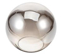 Cabilock Paralume in Vetro Globo per Lampade Paralume Rotondo Grigio Fitter per Lampadari Lampade Sospensione e Applique Riduce Abbagliamento e Facile da Pulire
