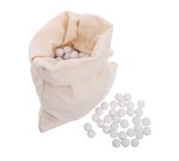 Cabilock Pesi per Crostate in Pietra Sacchetto Sfere Riutilizzabili per Cottura Croccante Assorbono Umidità per Pane Tartine e Baguette
