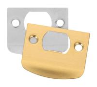 Cabilock Piastra di Chiusura della Porta 2 Pezzi Deflettore di Bloccaggio per Serrature Porte Esterne in Legno, Kit di Installazione Incluso per Protezione