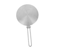 Cabilock Piastra Diffusore Di Calore Per Fornello A Induzione Con Maniglia Rimovibile Adattatore Per Pentole in Acciaio Inossidabile Da 20 Cm