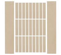 Cabilock Porta-Bacchette Monouso in Carta Kraft Ispessita 100 Pezzi Buste Portaposate da Tavolo per Ristorante e Picnic Custodie Leggere e Protettive per Stoviglie e Argenteria