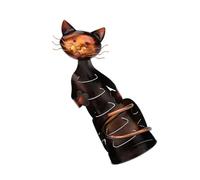 Cabilock Portabottiglie Vino in Ferro Elegante Supporto Decorativo per Bottiglie da Tavolo per Casa Bar Cucina Porta Bottiglie Vino Originale e Pratico per Esposizione Interni