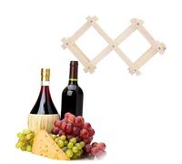 Cabilock Portabottiglie Vino Massello Pieghevole Per Cucina e Bar Per Bottiglie Per Decorazione Casa e Locale