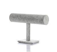 Cabilock Portabracialetti Un Livello Staccabile Espositore Per Braccialetti Semplice Per Organizzazione e Protezione Di Gioielli Design Grigio