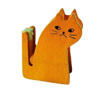 Cabilock Portanastro in Legno a Forma di Gatto Taglierina per Nastro Adesivo da Tavolo in Stile Vintage Dispenser per Nastro Adesivo Design Adorabile per Ufficio e Casa