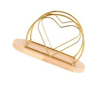 Cabilock Portatovaglioli da Moderno Oro con Base Supporto per Fazzoletti Organizer Stabile per Bar Ristoranti