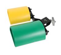 Cabilock Practice Band Block Mount Medium Double Dual Two Concert High Cow Tone And Salsa Bicolor Percussion Bell Performance Pitch Samba Latin Mid Sound Instrument Drum Twin Middle Jam