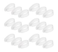 Cabilock Protezione Termica per Extension Chioma 20 Pezzi Distanziatori Multiforo 30 Fori in Plastica Leggera Scudo Protettore Colla a Fusione per Tessitura Rapida e Cura Chioma Naturali