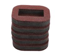 Cabilock Pulley Chair Leg Pads 5 Pezzi Feltrini Marroni In Feltro Per Sedie E Pavimenti In Piastrelle Protezione Antiscivolo