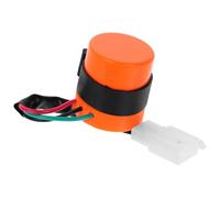 Cabilock Relè Lampeggiante Elettronico Pin Arancione per Indicatori Direzione Moto Atv Offroad Resistente e Segnale Luminoso Visibile