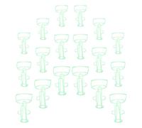 Cabilock Rete Porta Flacone per Infusione in Plastica Verde 30 Pezzi per Bottiglie Saline da 100ml 250ml 500ml per Assistenza Domiciliare e Sicurezza del Paziente