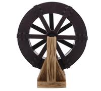 Cabilock Ruota idraulica in miniatura: accessori per giardini fatati, statuine decorative per stagni, statuette per ruote idrauliche in miniatura, ornamenti micro paesaggistici per statue da giardino