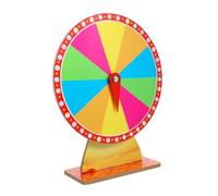 Cabilock Ruota Roulette da in Plastica Leggera e Durevole Girevole per Feste Carnevali Rotazione e Design Portatile