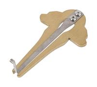 Cabilock Scacciapensieri Russo in Metallo, Arpa Lamellofono Musicale Portatile, Facile da Imparare, Oro, 9,50x5,70x2,70cm, per Viaggi ed Esplorazione Culturale, Adulti e Professionisti