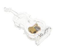 Cabilock Scatola Di Violino Carillon Strumenti Musicali Per Bambini Decorazione Di Nozze Giocattoli Retrò Strumento Musicale Giocattolo Merce Acrlic Violino Modello Trasparente Decorazione