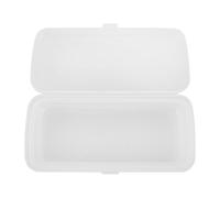 Cabilock Scatola per la e Conservazione Strumenti per Manicure a Doppio Strato Trasparente Custodia Portatile per Ammollo e Pulizia Accessori Unghie Professionale per Saloni e Uso