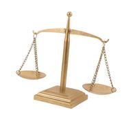 Cabilock Scultura Bilancia Giustizia Vintage per Avvocati Simbolo di Equità e Ricchezza Idea Distintiva per Professionale