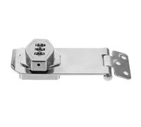 Cabilock Serratura Combinazione per Armadio e Cassetto in Acciaio Inossidabile, Codice a 3 Cifre, Protezione della Privacy Multiuso per Armadietti Scolastici Argento