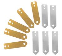 Cabilock Set 10 Pezzi Anodi Rame e Zinco per Esperimenti Batterie Frutta Fogli Elettrodi Zincati e Rame Materiali Scientifici per Laboratorio Didattico