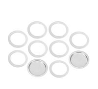 Cabilock Set 10 Pezzi Guarnizioni in Silicone per Macchina da Caffè Espresso 300 Ml Guarnizione di Ricambio per Coperchio Tazza Filtro Sostitutivo Accessorio Anti-Perdite per