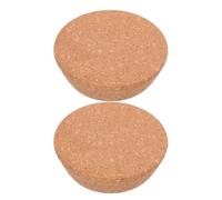 Cabilock Set 2 Tappi di Sughero Conici per Bottiglie Grandi e Piccole, Tappi di Legno Riutilizzabili per Vino e Decanter, Tenuta Ermetica per Conservazione Bevande in Casa e Artigianato